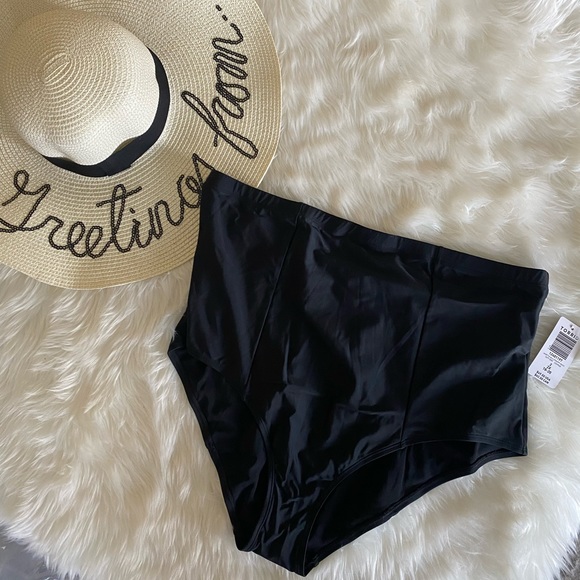 Torrid high waisted lattice back swim briefs, Sz. 3X - Picture 2 of 8